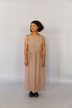 Load image into Gallery viewer, Simple Summer Dress is your trusted companion for carefree vacation days. The sleeveless, maxi-length dress has a round neckline and beautiful cutout back that still covers your bra your bikini straps.  This is a digital product that includes pattern and sewing instructions in Finnish in PDF format.